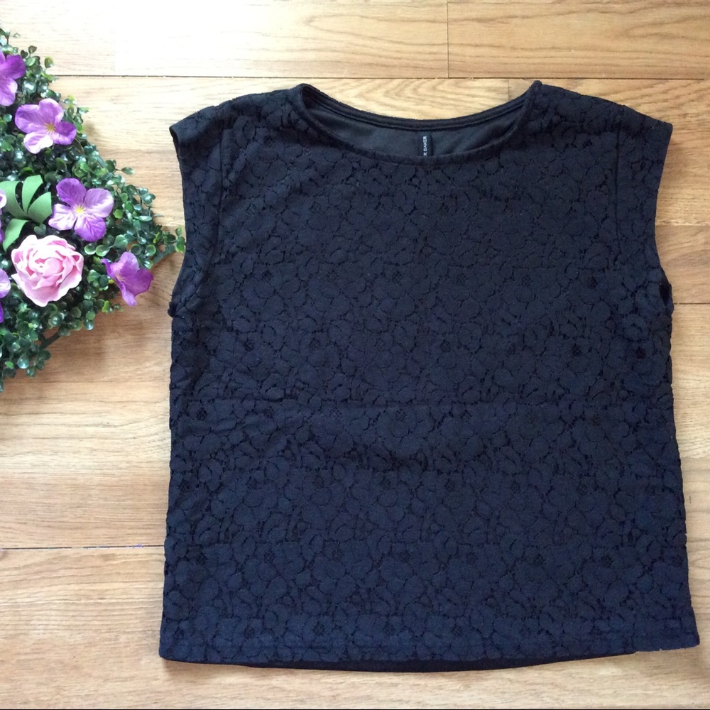 W118 by Walter Baker Black Rose Top